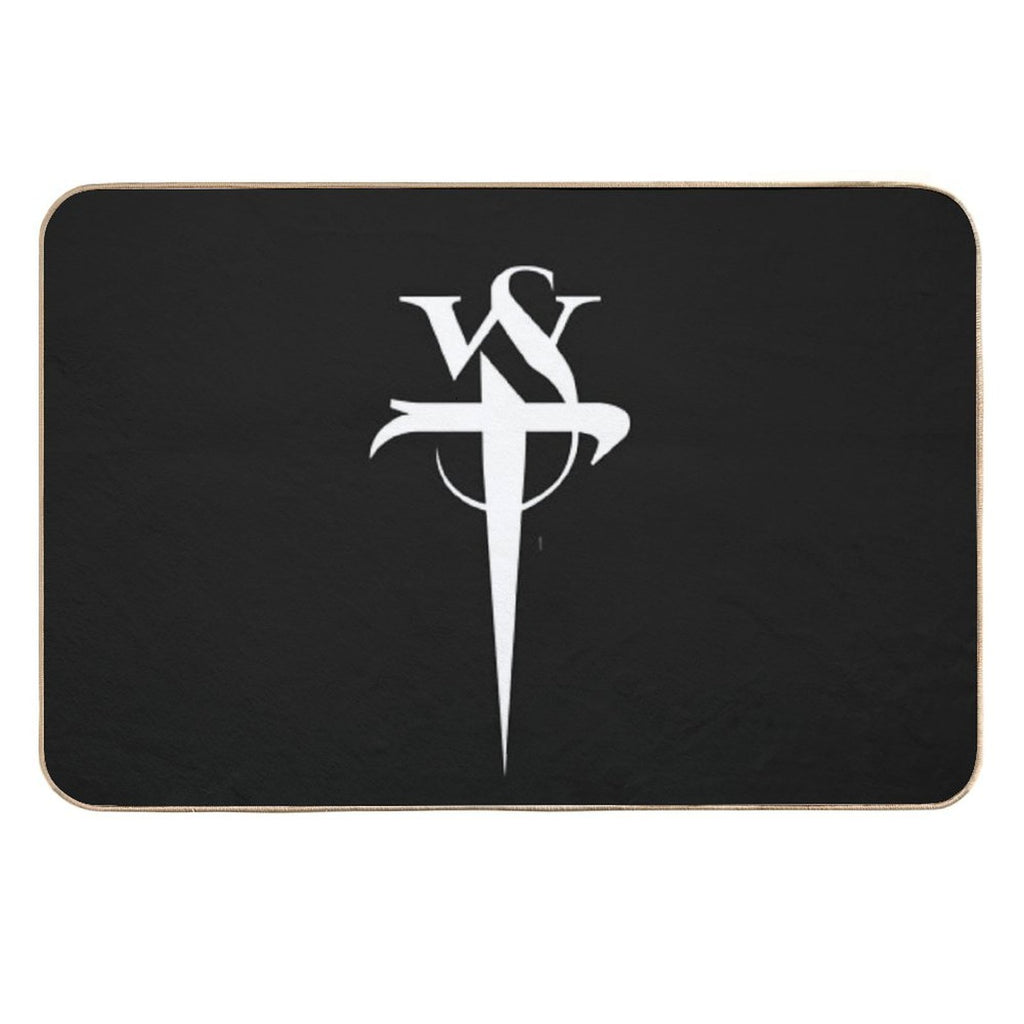 Stabbing Westwared Classic Dagger Logo  Toxin-Free Bath Mat
