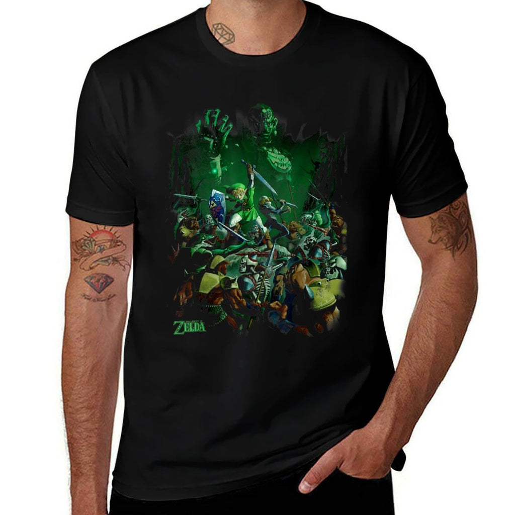 Nintendo Zelda Ganondorfs Final Battle Graphic  Graphic-printed T-Shirt