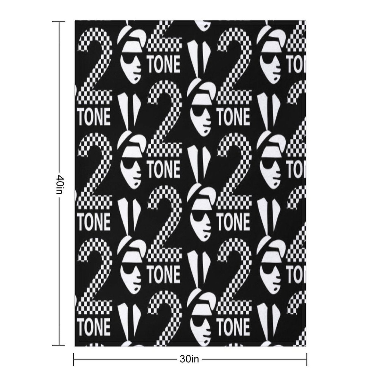 The Specials 2 Tone  Rude Boy Two Tone Ska 2 Music Records All-season Throw Blanket