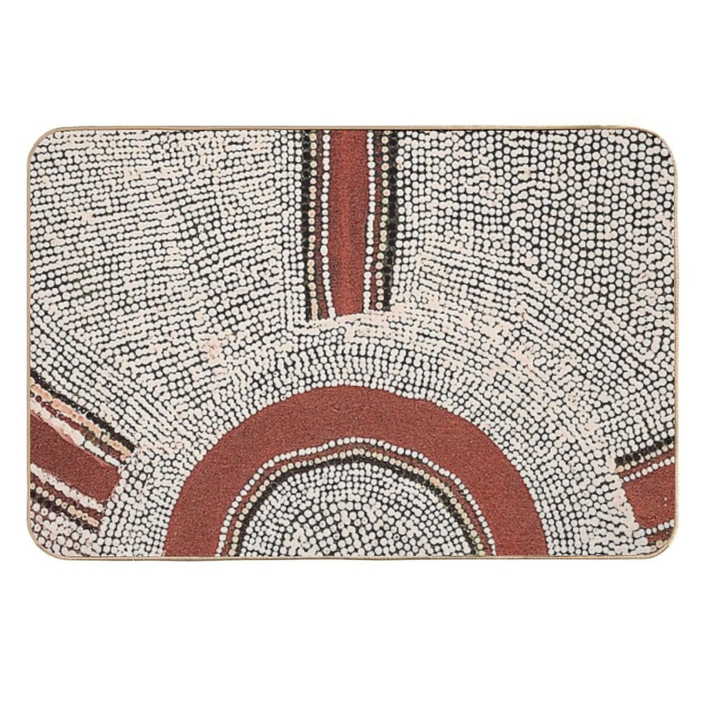 Awesome Aboriginal Dot Art  Stain-Proof Bath Mat