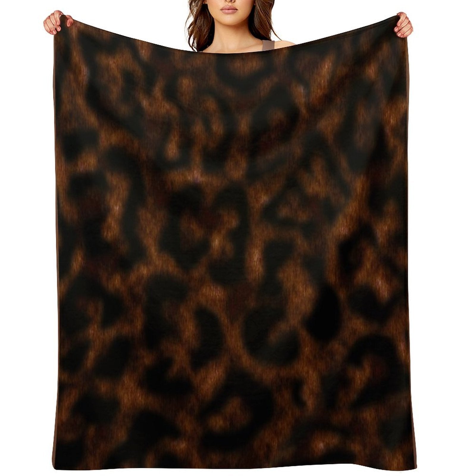 Leopard Print Velvety-soft Throw Blanket