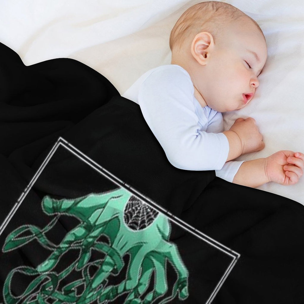 The Web Tarotesque - (Dark) Gift-ready Throw Blanket