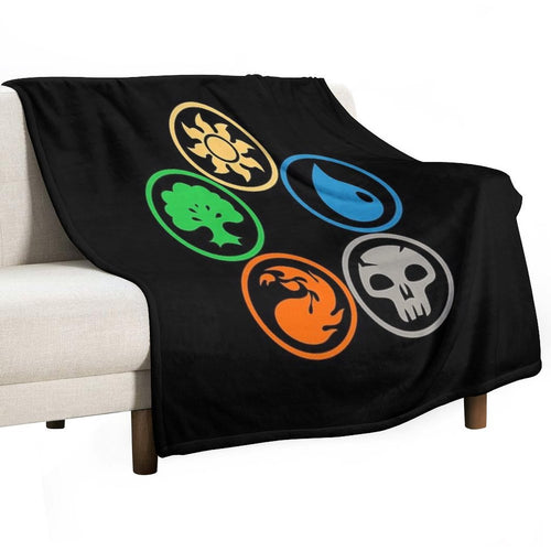 Amergo Posisi Pas Machine-washable Throw Blanket