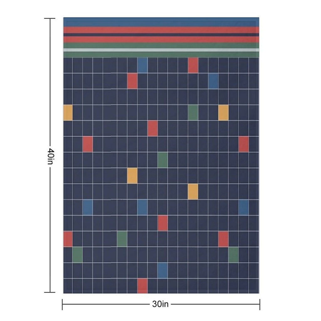 Classic 80s-Style Bedding Versatility Throw Blanket