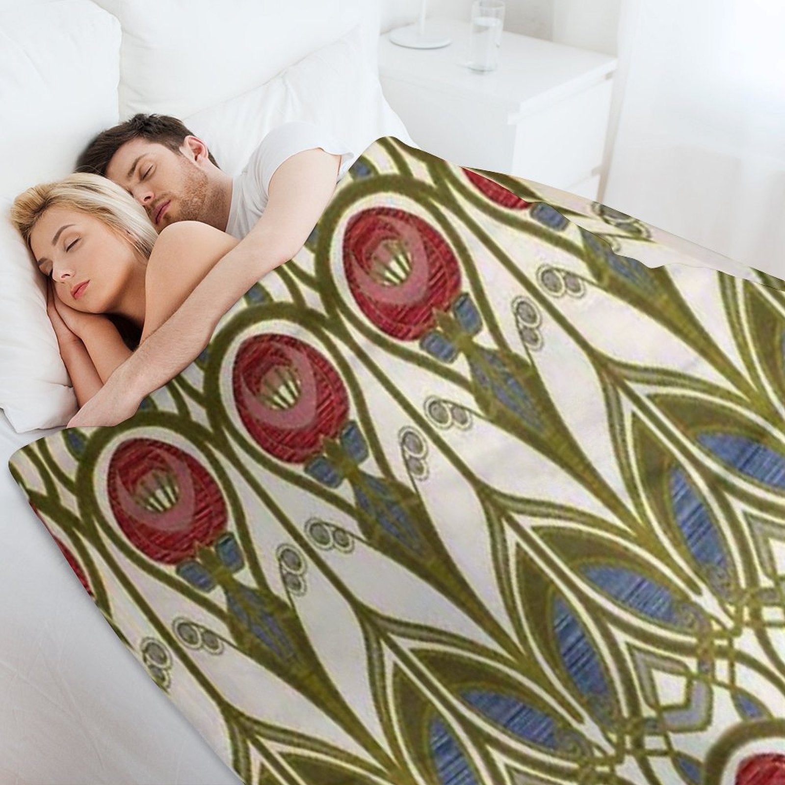 Charles Rennie Mackintosh Design Durable Throw Blanket