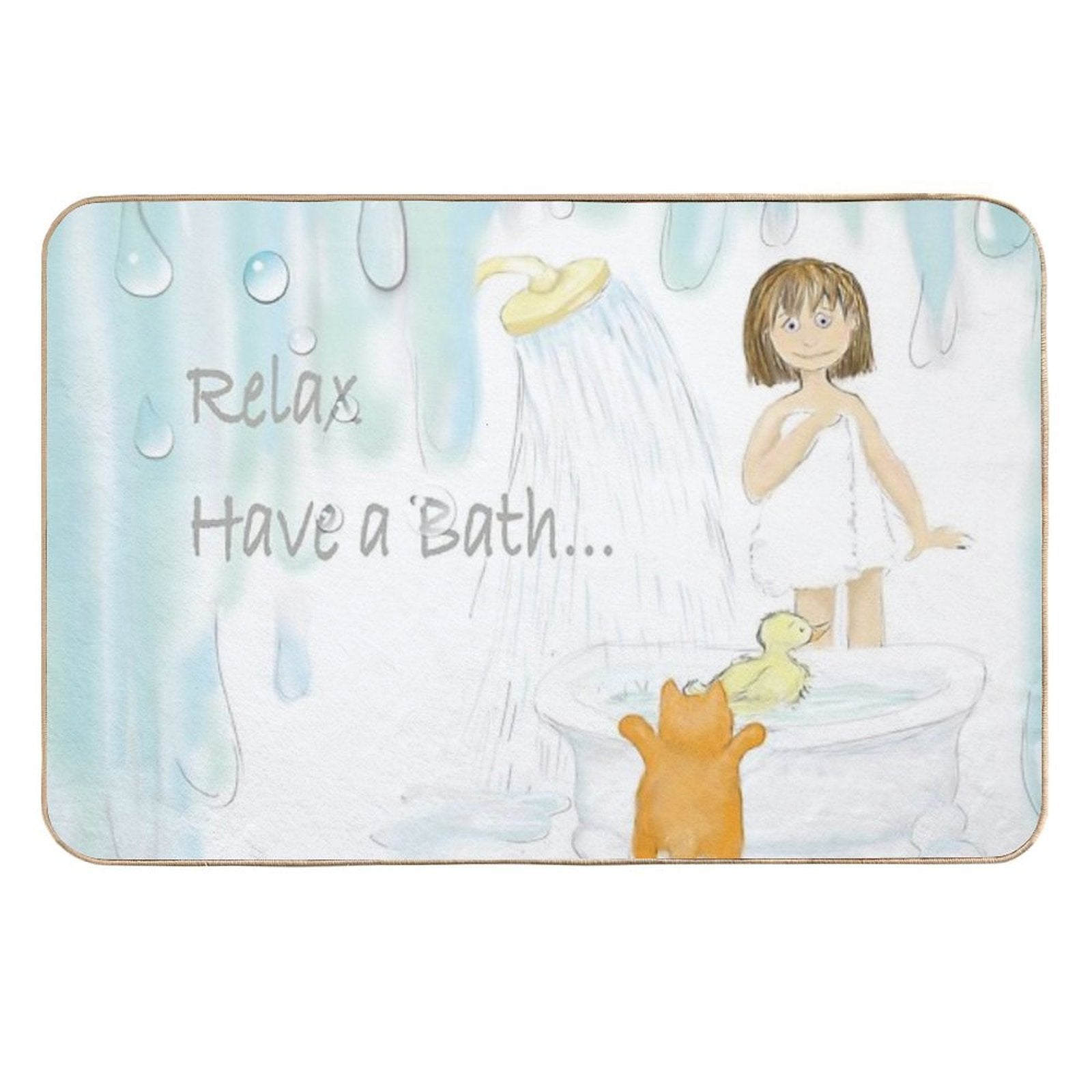 Bathtime  Fade-Resistant Bath Mat