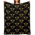 Bumble Bee Plush Throw Blanket