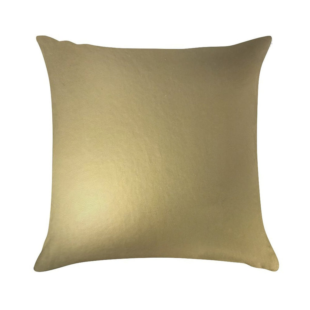Metallic Gold Soft Ultra-Soft Texture Throw Pillow