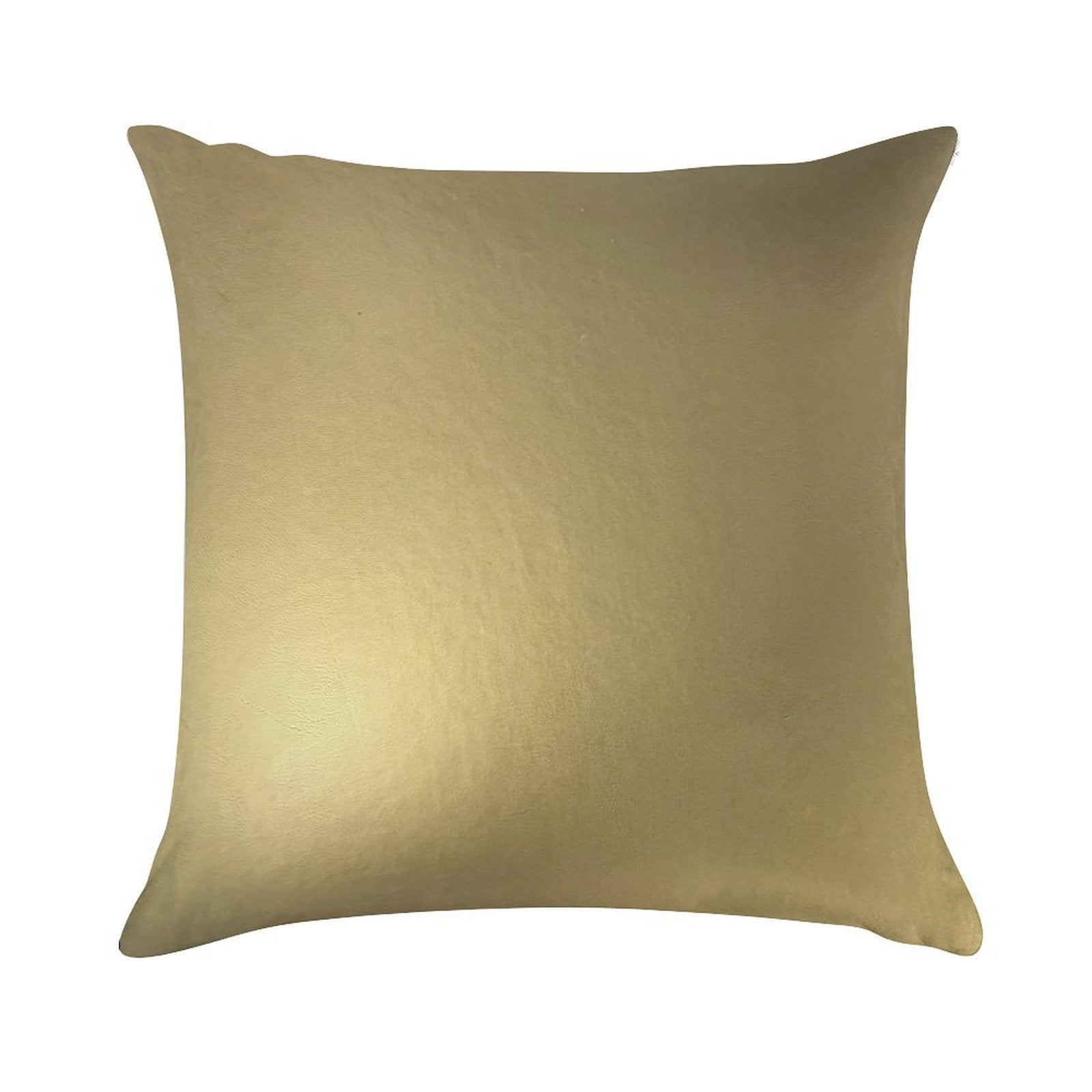 Metallic Gold Soft Ultra-Soft Texture Throw Pillow