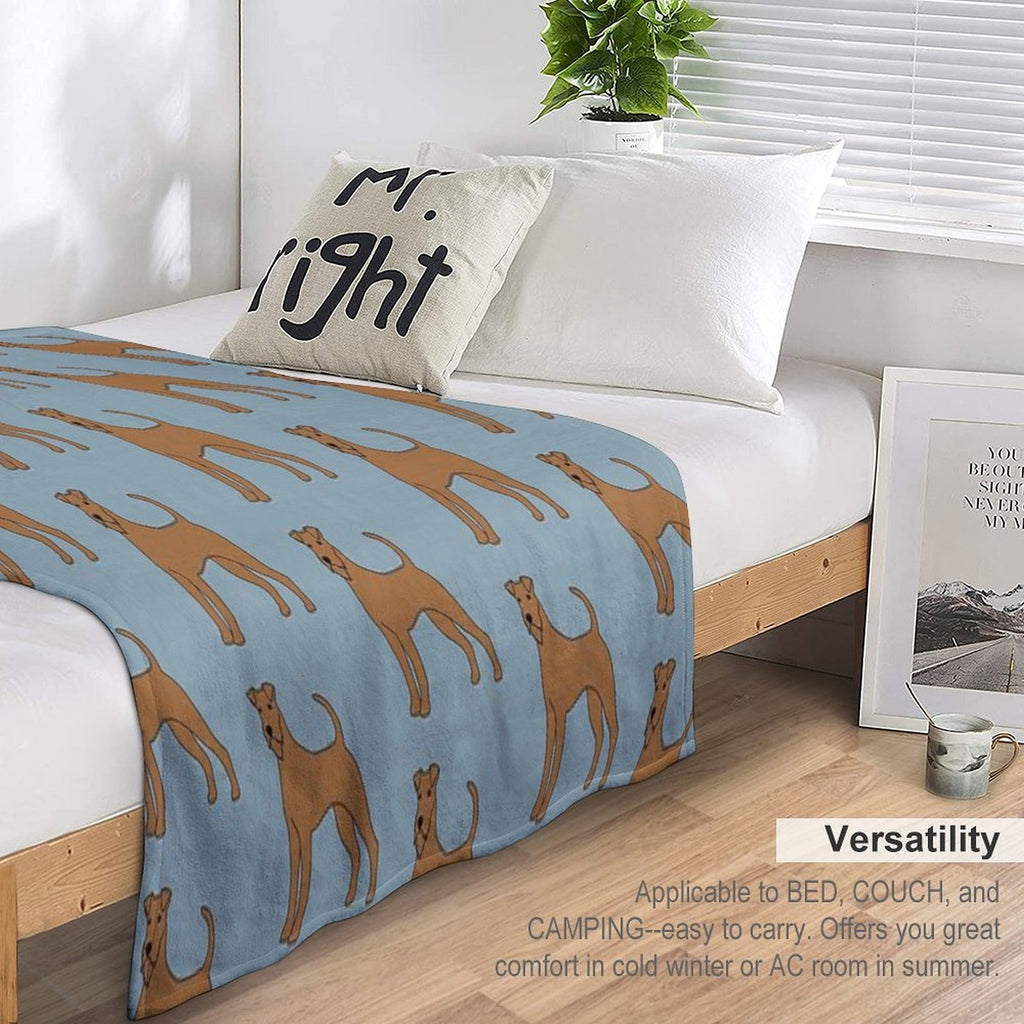 Irish Terrier Compact Throw Blanket