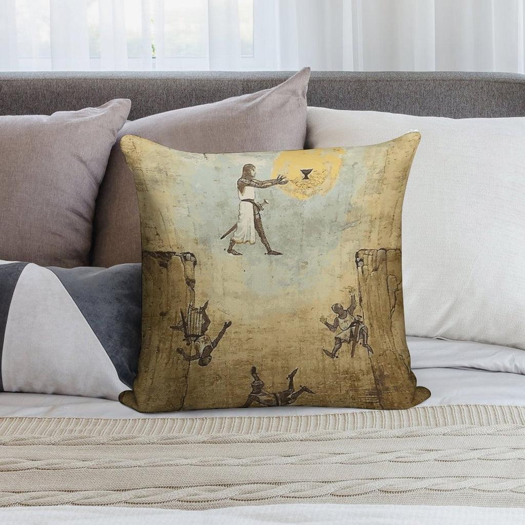Jump of Faith Soft Skin-Friendly Throw Pillow