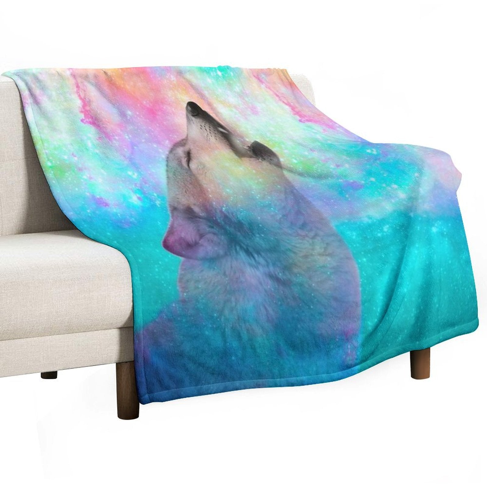 Breathing Dreams Like Air Travel-friendly Throw Blanket