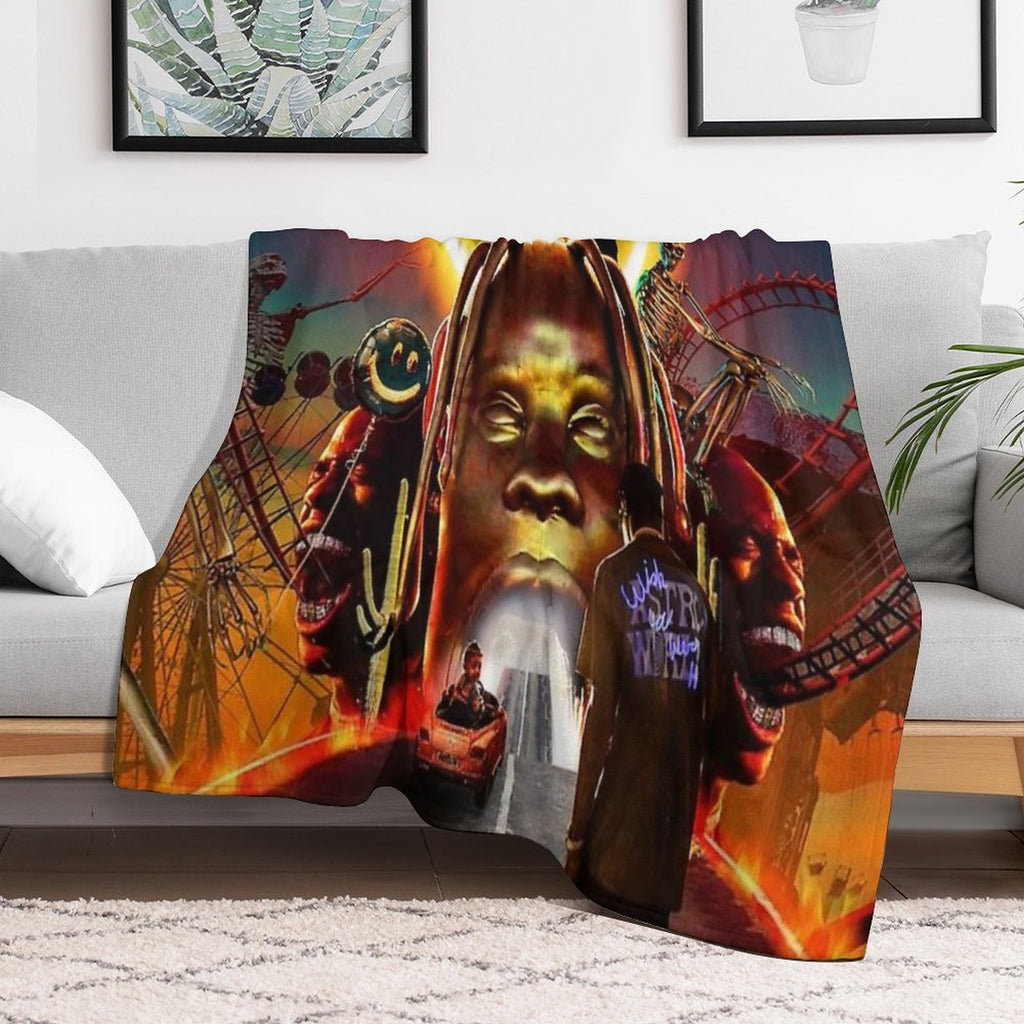 Astroworld Art Eco-conscious Throw Blanket