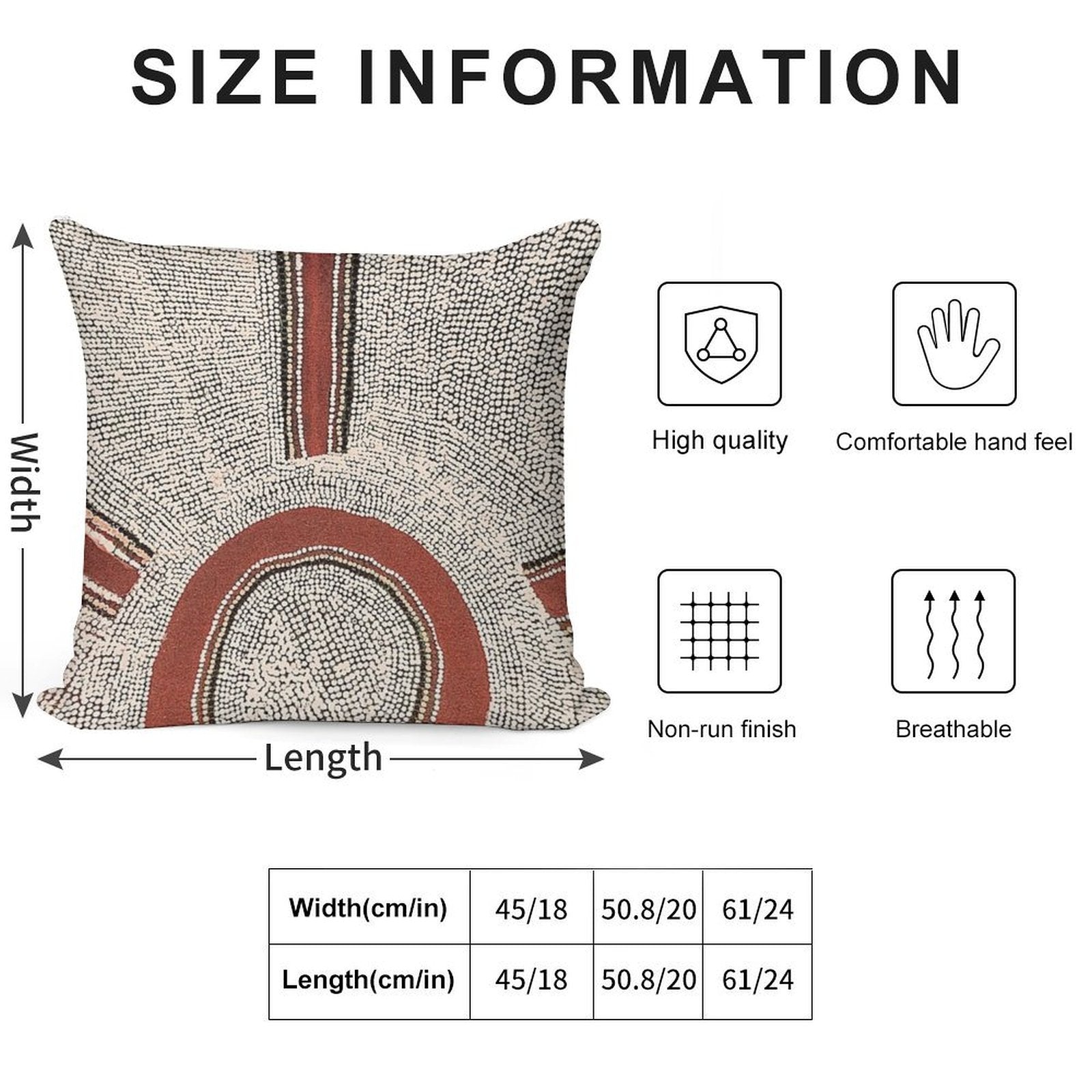 Awesome Aboriginal Dot Art Soft Gift Ready Throw Pillow