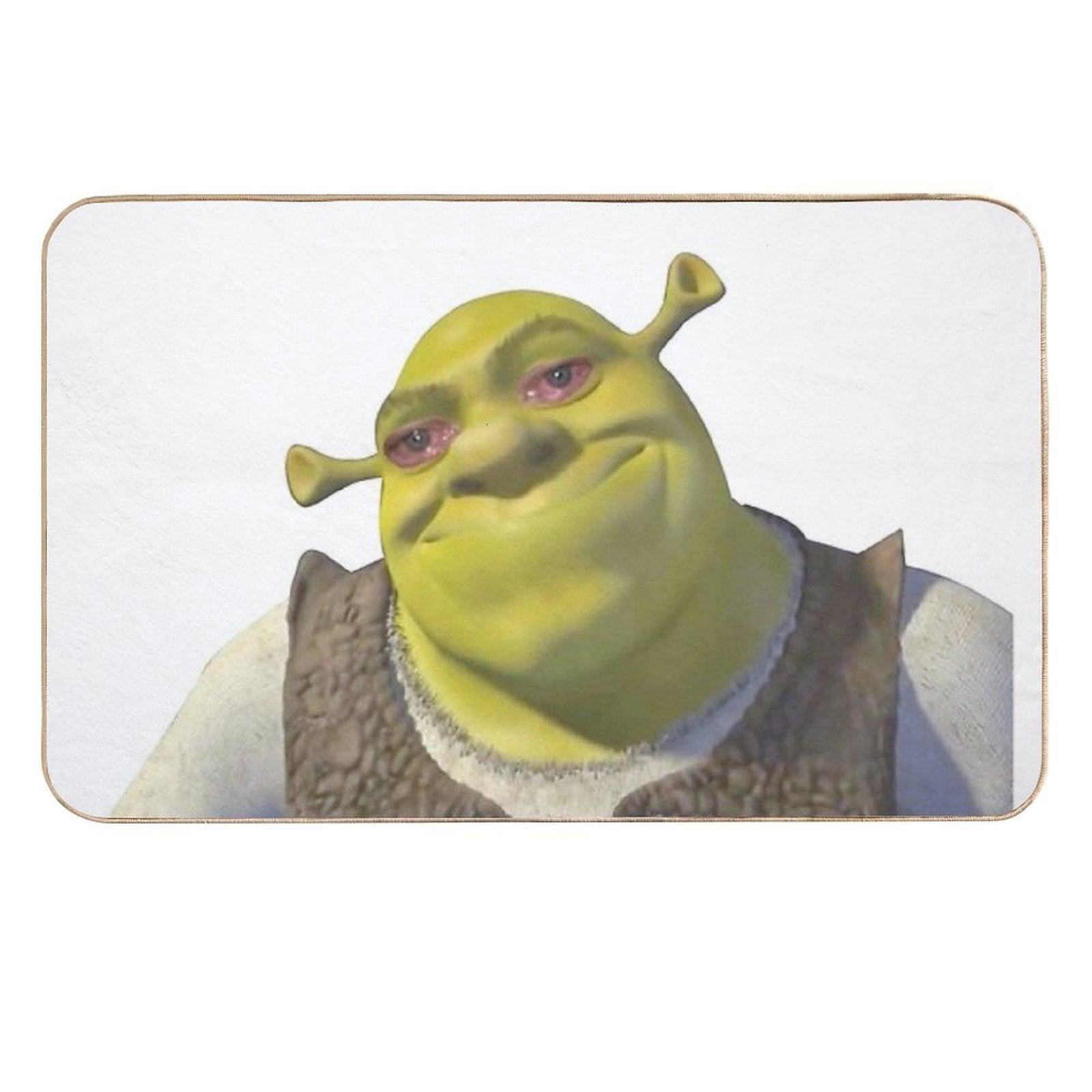 Shrek Crying Meme  Odorless Bath Mat