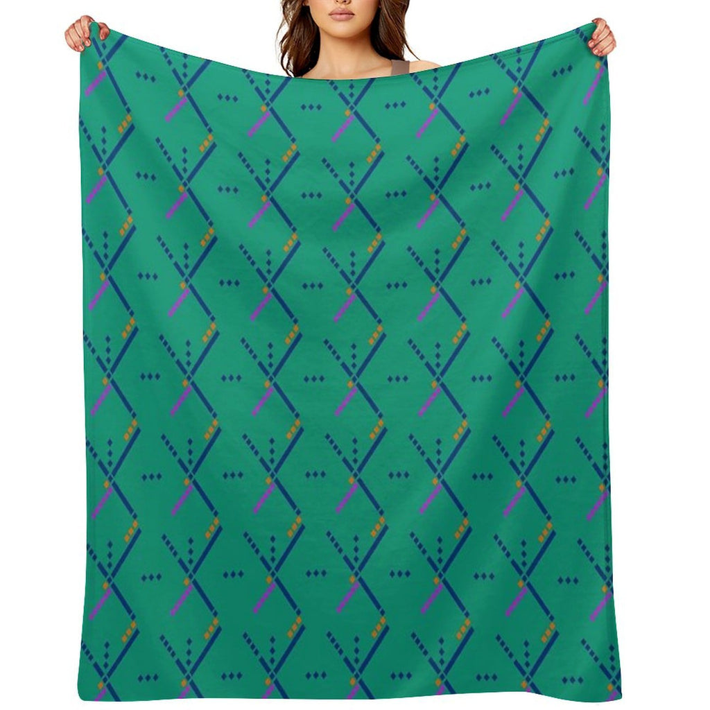 PDX Portland Airport Carpet Quick-dry Throw Blanket