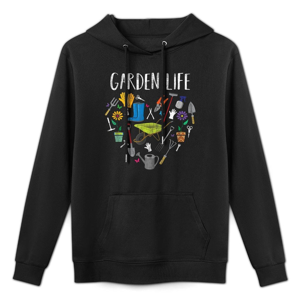 Funny Distressed Garden Life Gardening Tshirt Love Gardening Durable Construction Hoodie