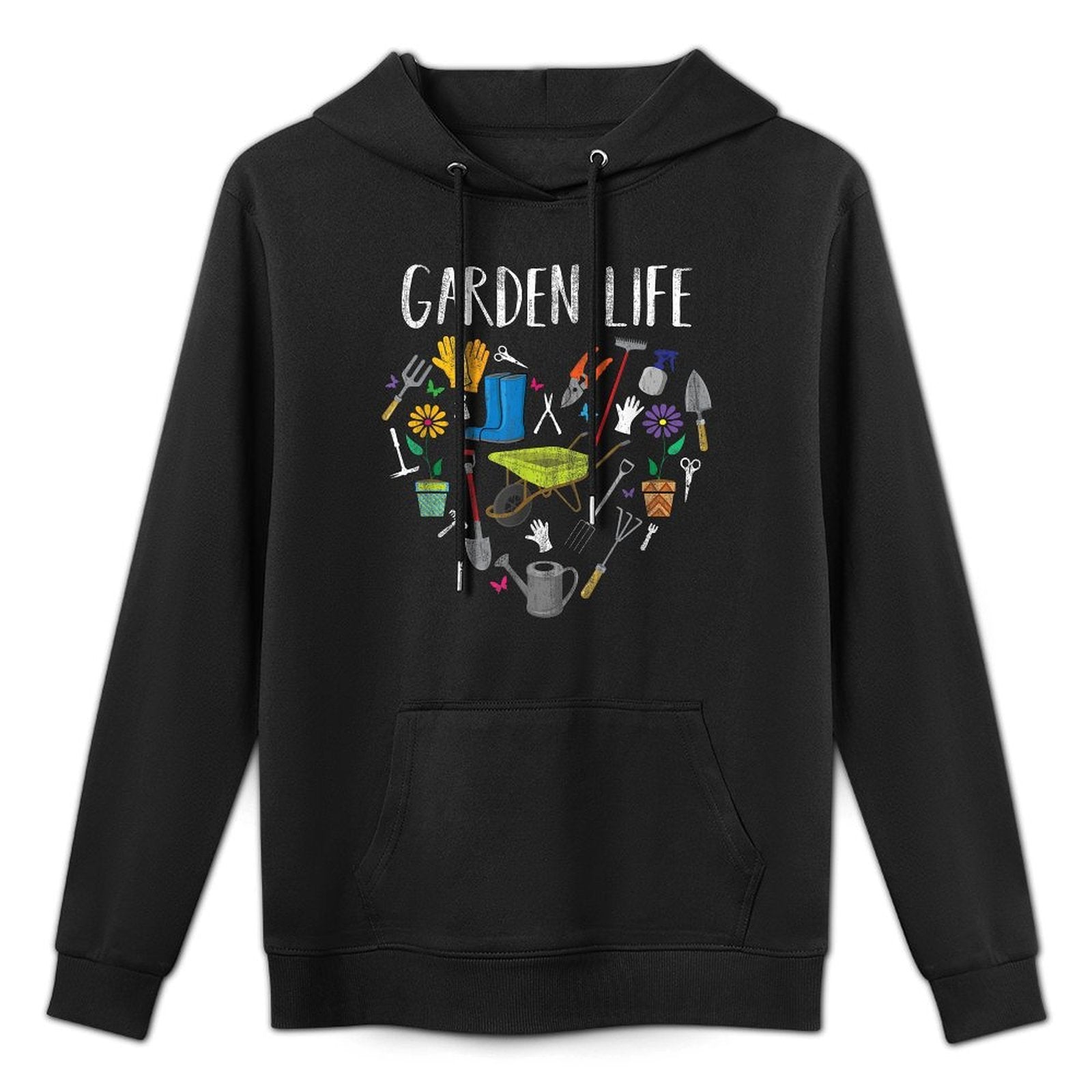 Funny Distressed Garden Life Gardening Tshirt Love Gardening Durable Construction Hoodie