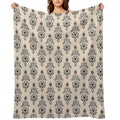 Haunted Mansion Wallpaper Hazelnut #Pastel Durable Throw Blanket