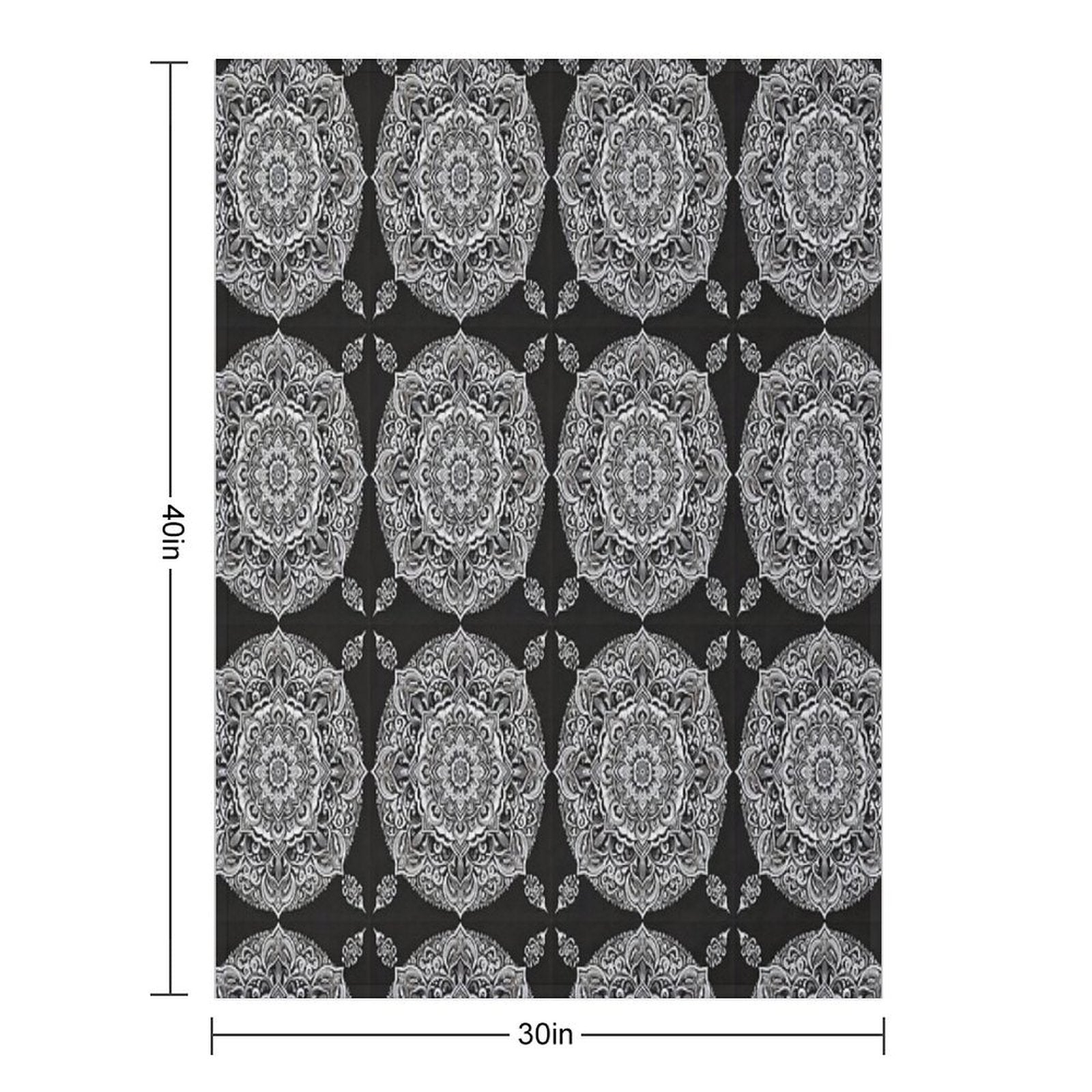 Make Your Bedroom, Kitchen & Bath Cozy with Mandala Decor Comfort Throw Blanket