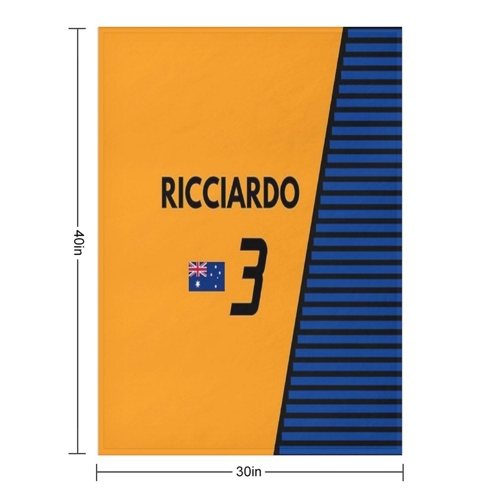 F1 2021 - #3 Ricciardo Comfort Throw Blanket