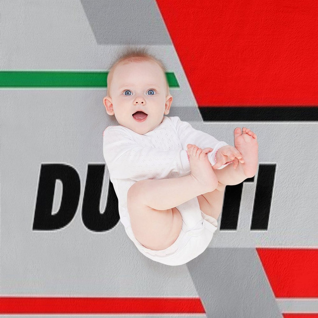 DUCATI Team R Plush Throw Blanket