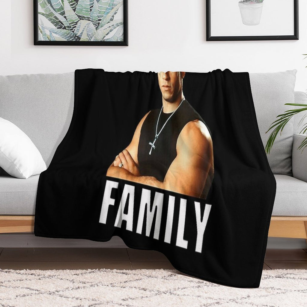 Dom Toretto Funny Man Anti-pilling Throw Blanket