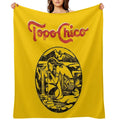 Aztec Princess - Topo Chico Agua Mineral Worn And Washed Logo (sparkling Mineral Water) Sustainable Throw Blanket