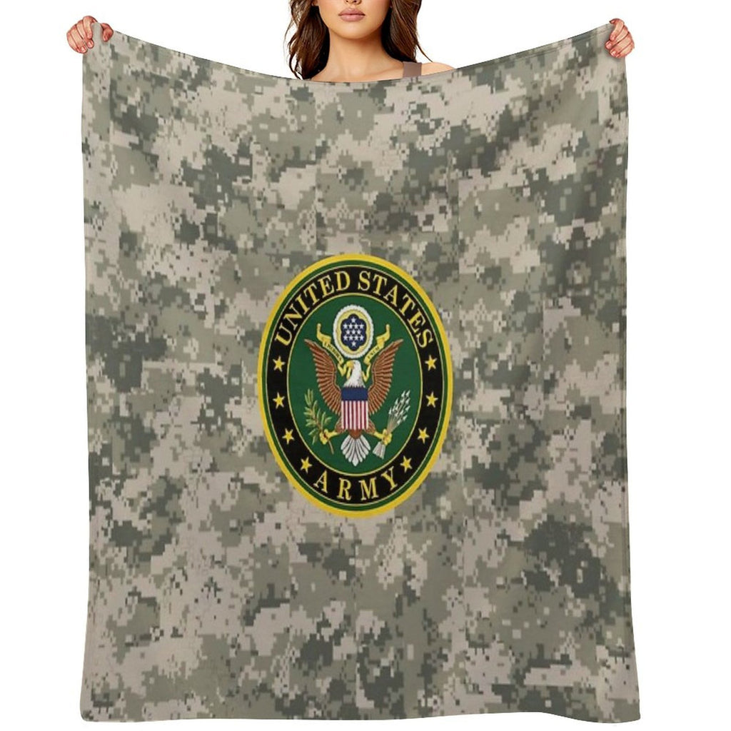 United States Army Sustainable Throw Blanket