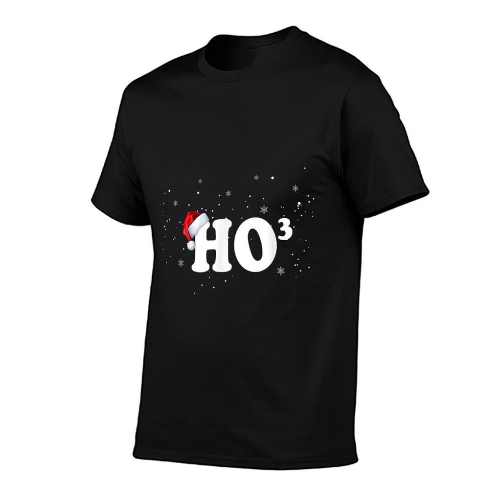 Ho To The Third Power - Funny Christmas Ho Ho Ho  Slim-fit Cut T-Shirt