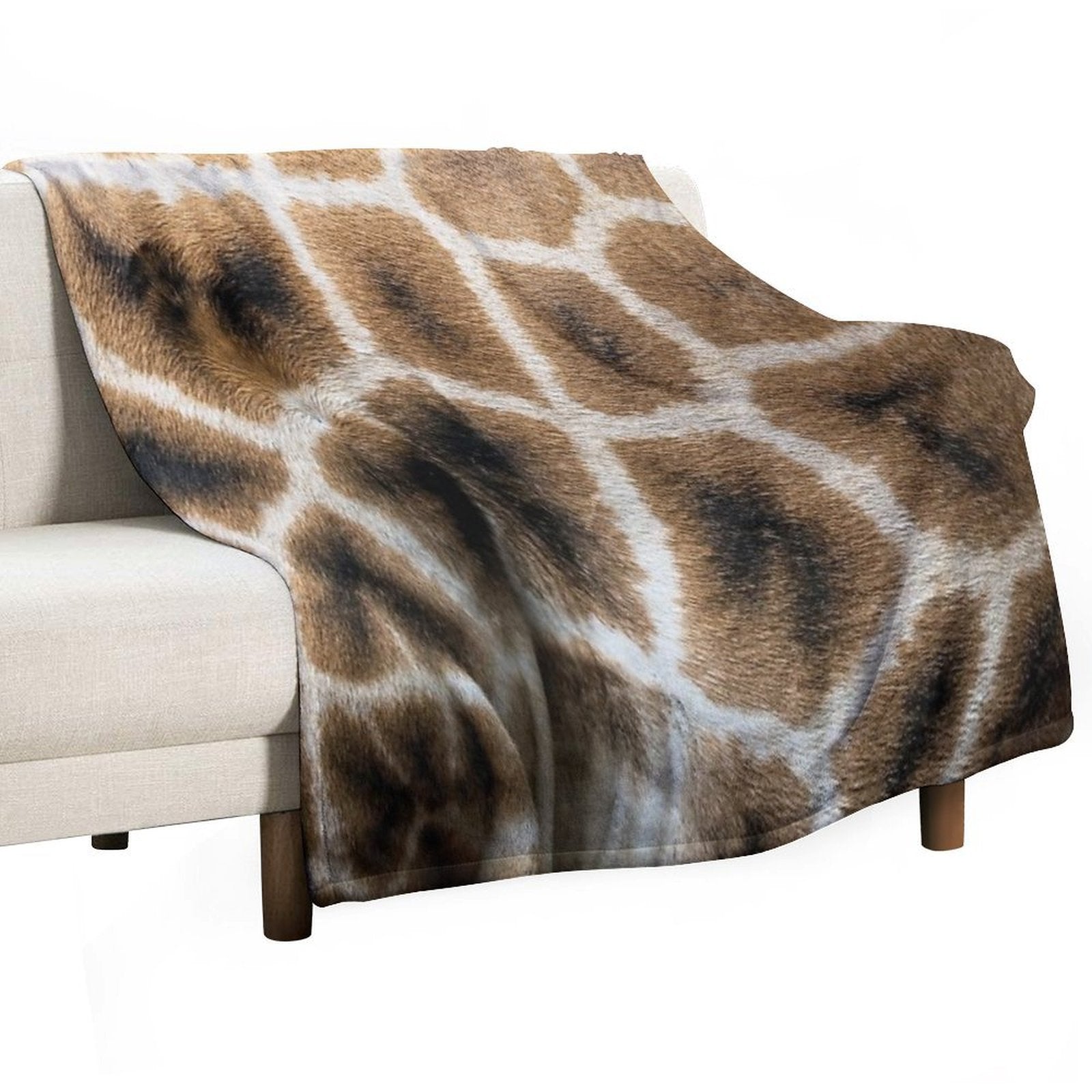 Giraffe Animal Pattern Print Lightweight Throw Blanket