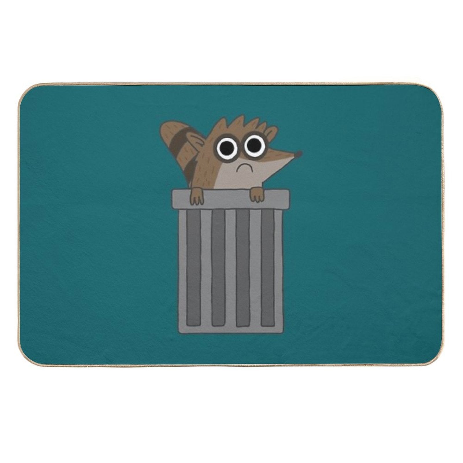 Rigby from Regular Show  Anti-Trip Bath Mat