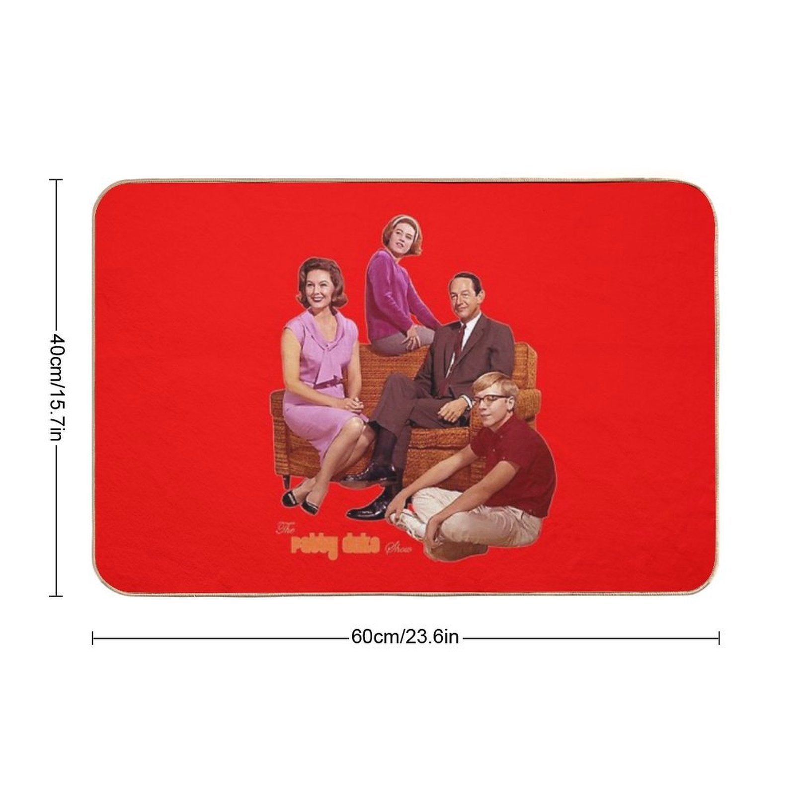 Vintge Patty Duke OG Retro  50s 60s Cast Tribute  Long-Lasting Bath Mat