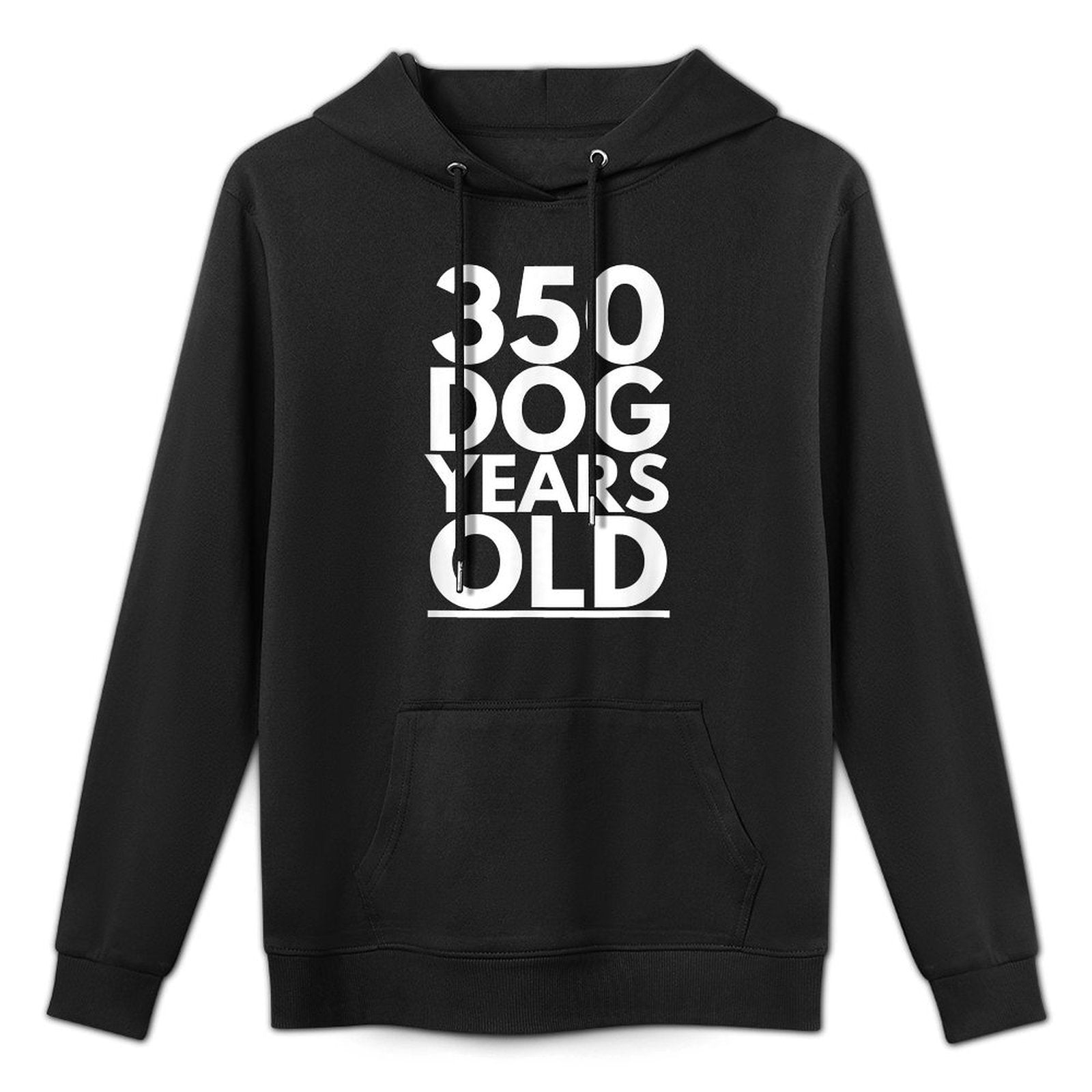 350 Dog Years Old - Funny 50th Birthday Gift T Shape Retention Hoodie