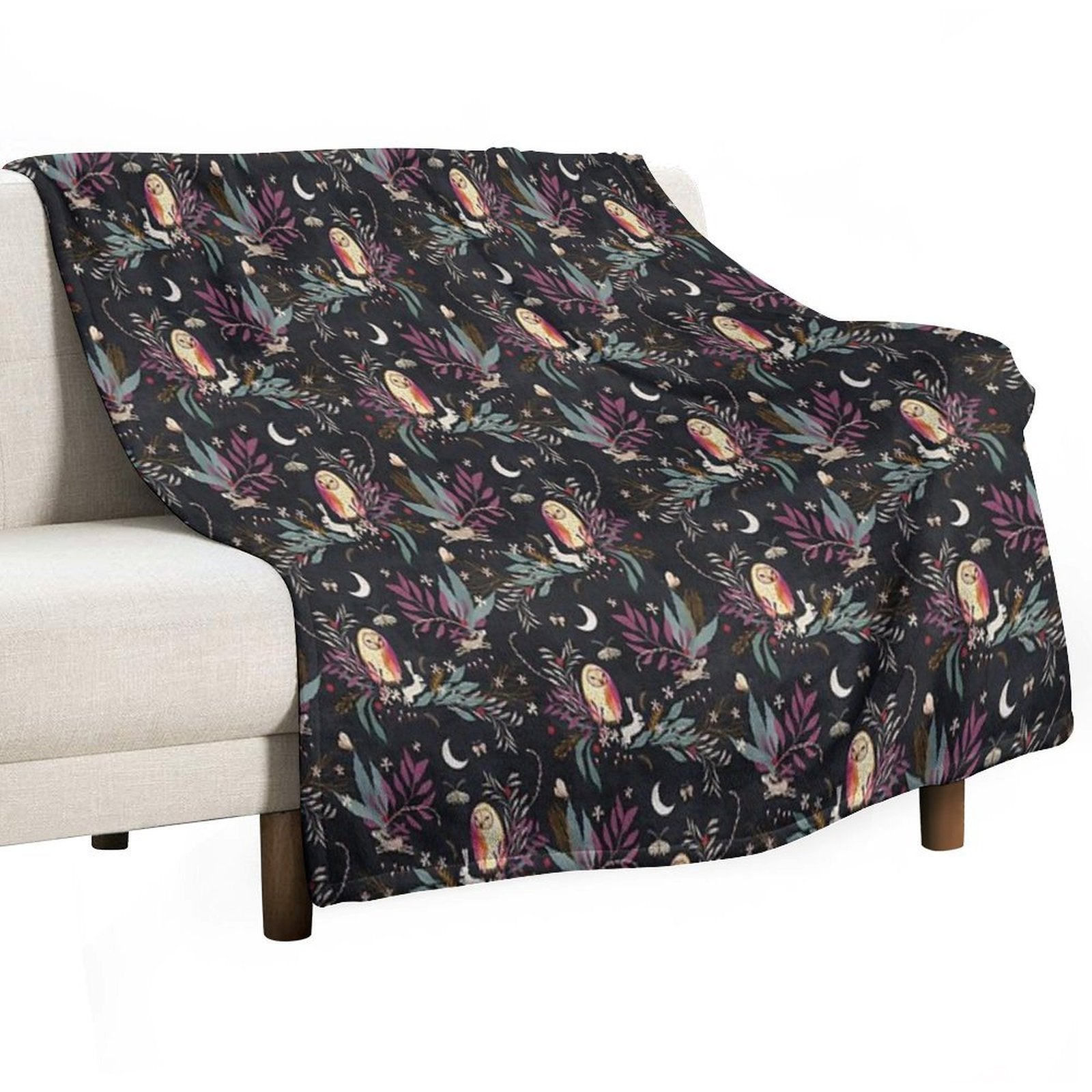 In The Night Garden Eco-conscious Throw Blanket