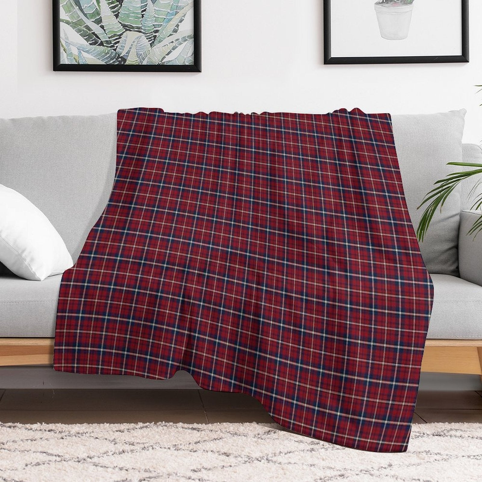 Tartan Plaid 11 Gift-ready Throw Blanket