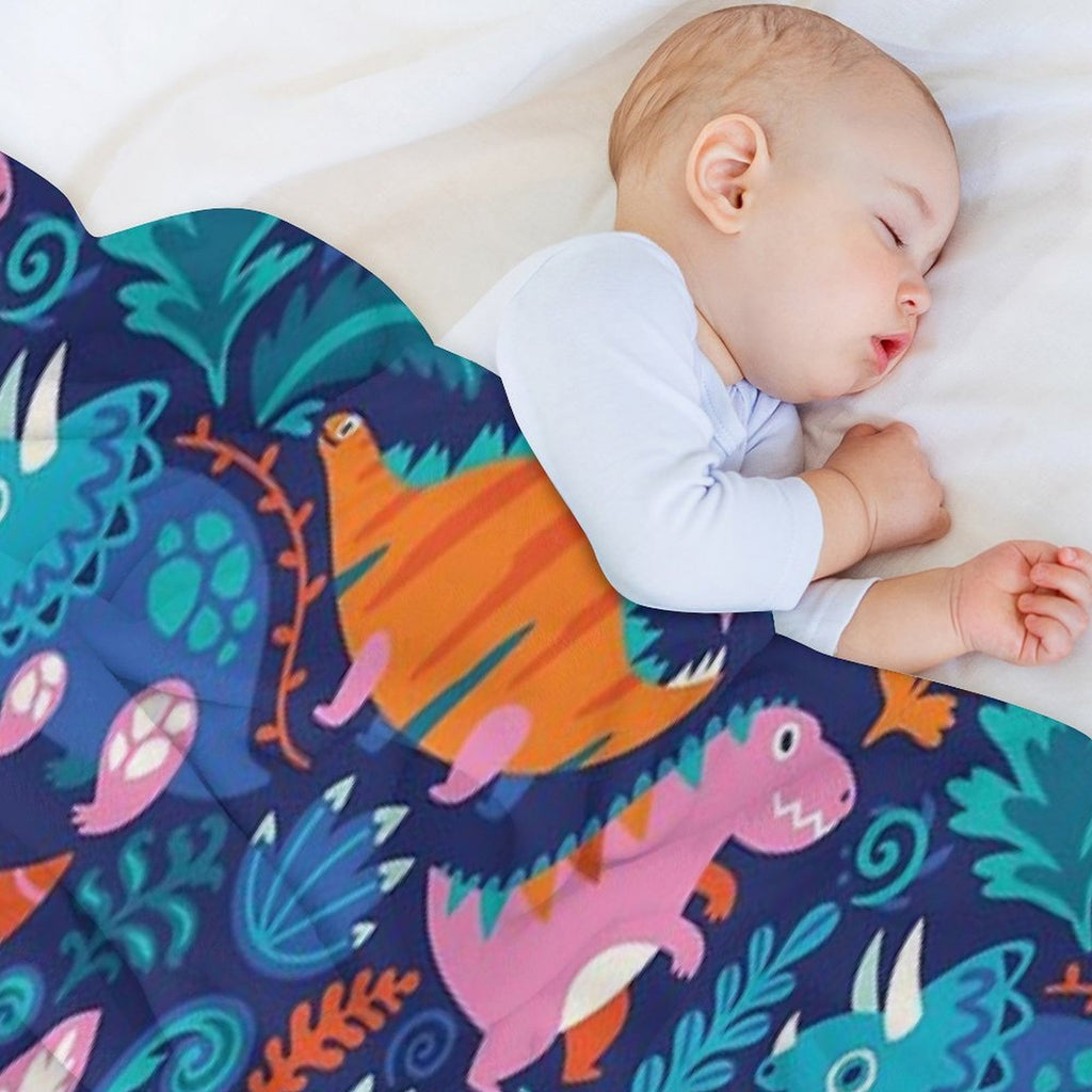 Dino Team 1 Eco-conscious Throw Blanket