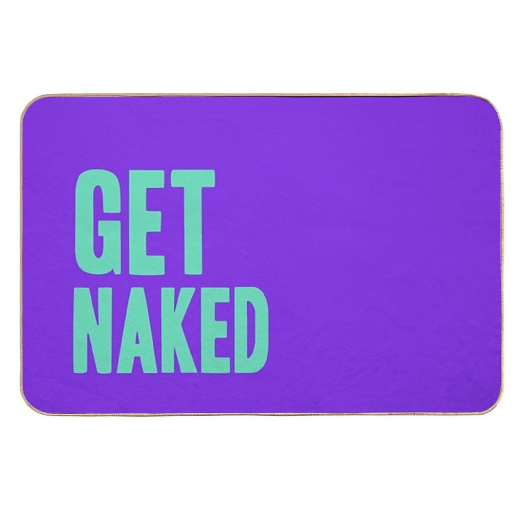Get Naked - Purple And Blue  Toxin-Free Bath Mat