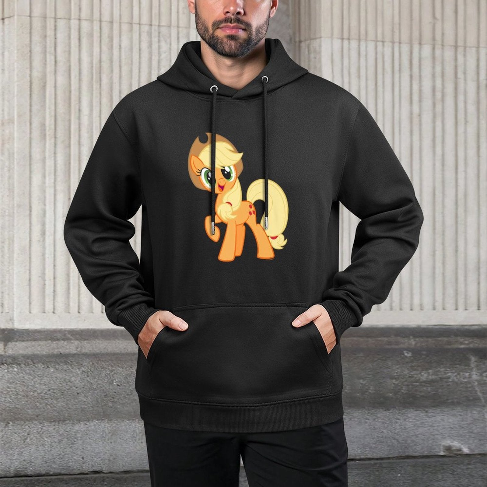 My Little Pony Friendship Is Magic Big Applejack Portrait Premium Breathable Fabric Hoodie