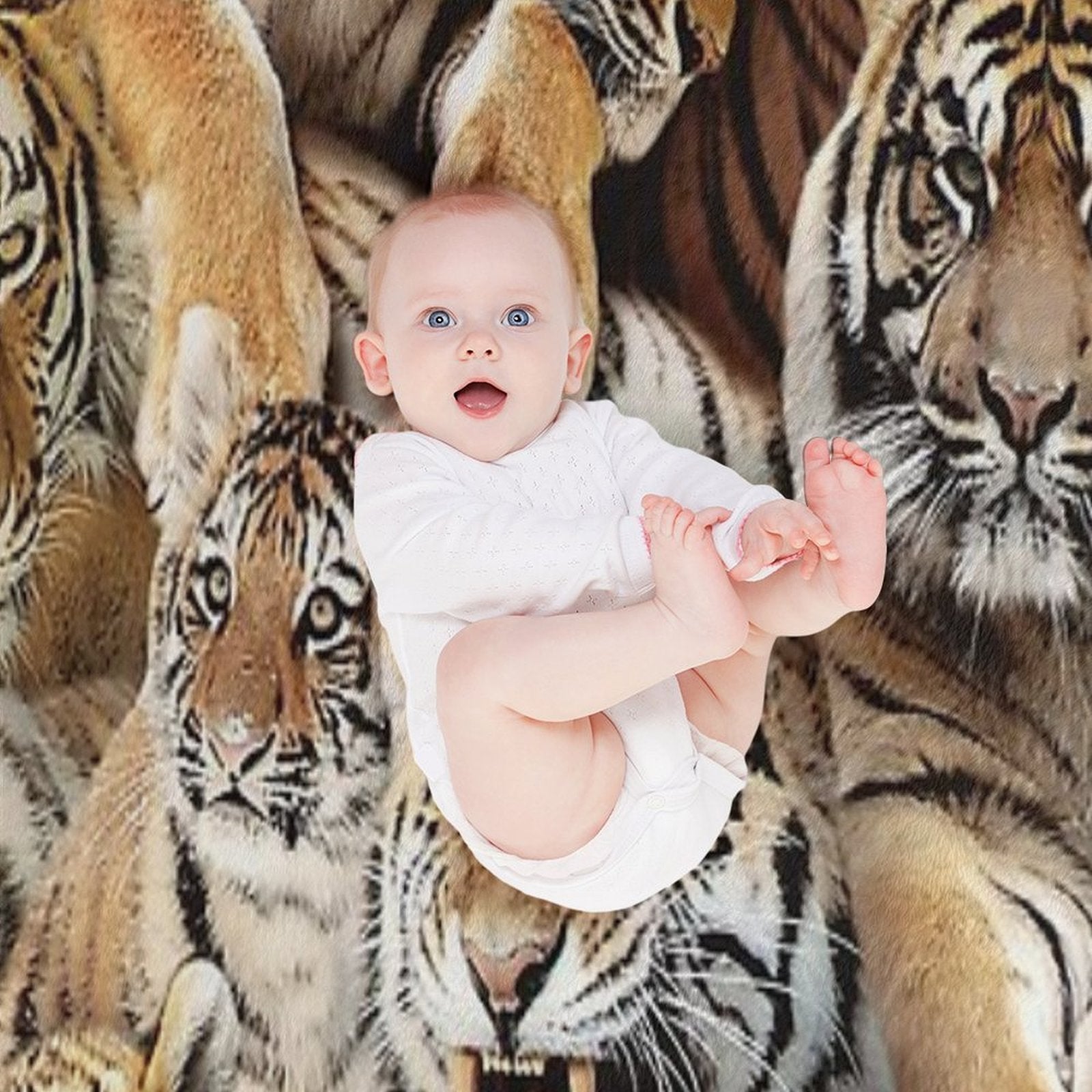 Tigers Gift-ready Throw Blanket