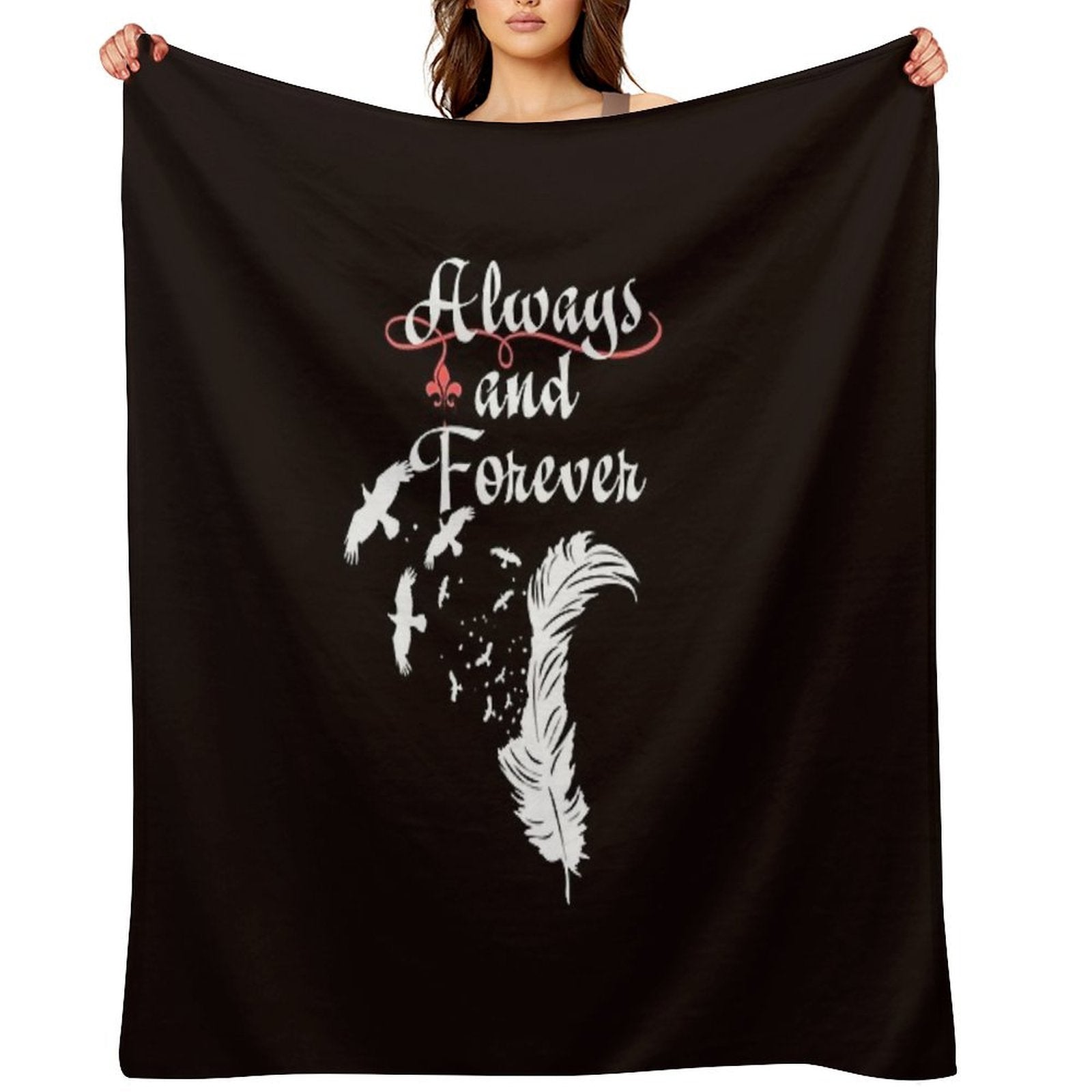 Always And Forever. All-season Throw Blanket