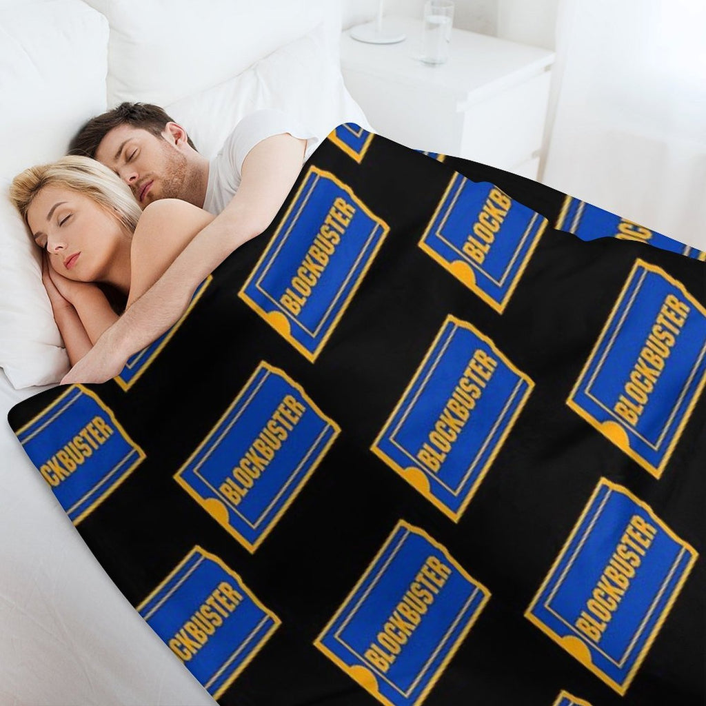 Blockbuster Logo Travel-friendly Throw Blanket