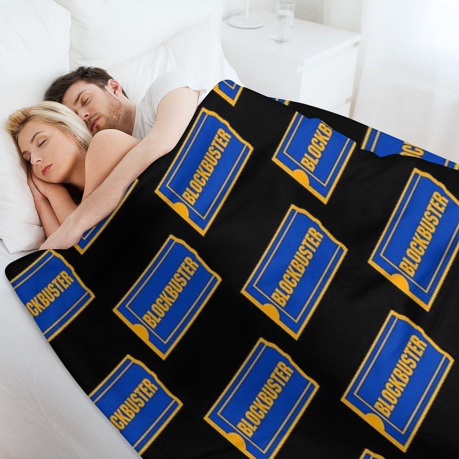 Blockbuster Logo Travel-friendly Throw Blanket
