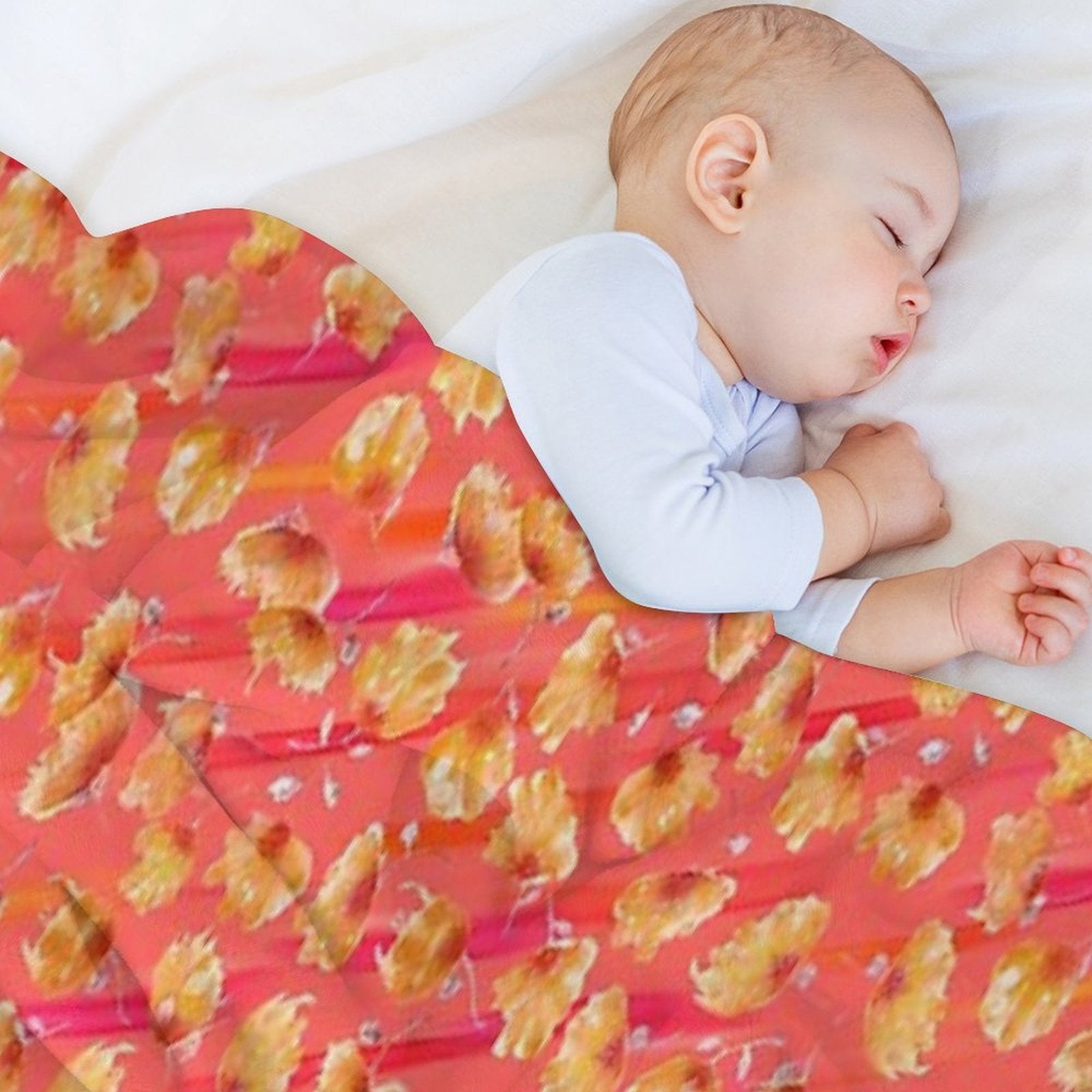 Watercolor Painted Flowers with Diagonal Accents – My Garden, My Rules, My Bloom Anti-pilling Throw Blanket