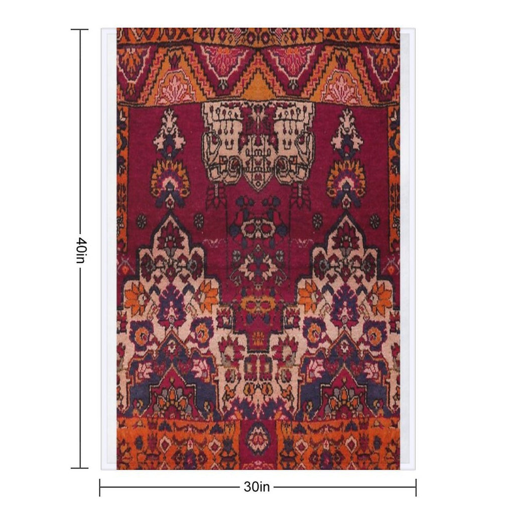 Traditional Heritage Moroccan Design Versatility Throw Blanket