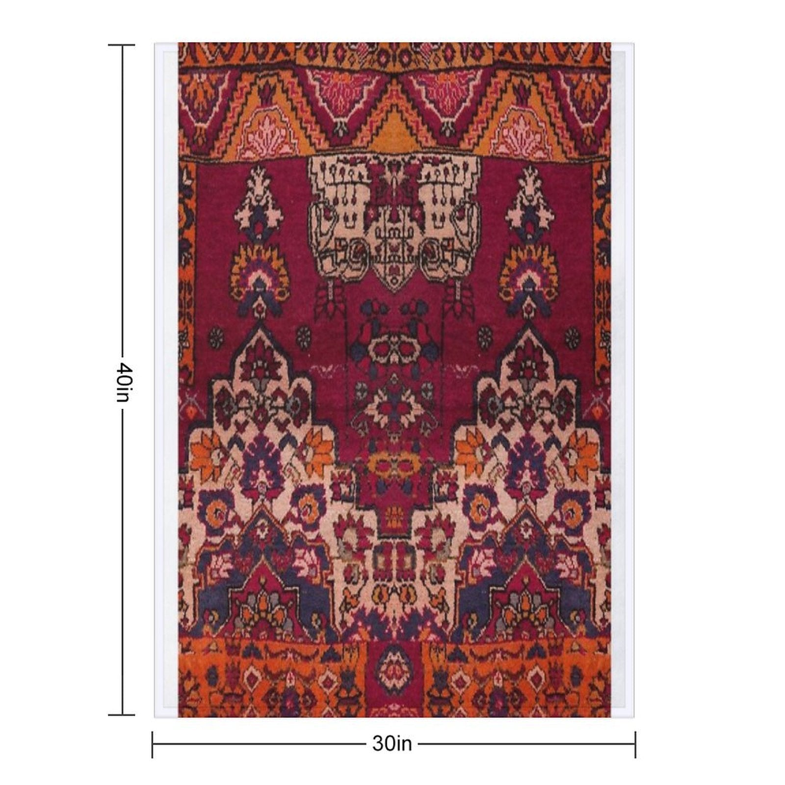 Traditional Heritage Moroccan Design Versatility Throw Blanket