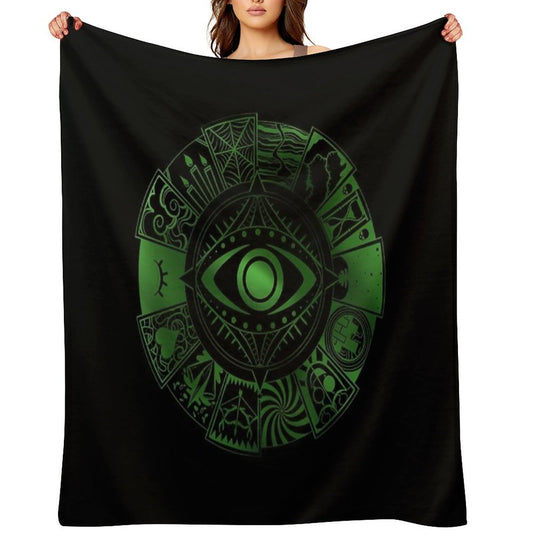 15 Fears Wheel Compact Throw Blanket