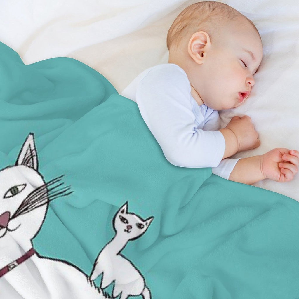 CYPRUS CATS PATTERN Premium Throw Blanket