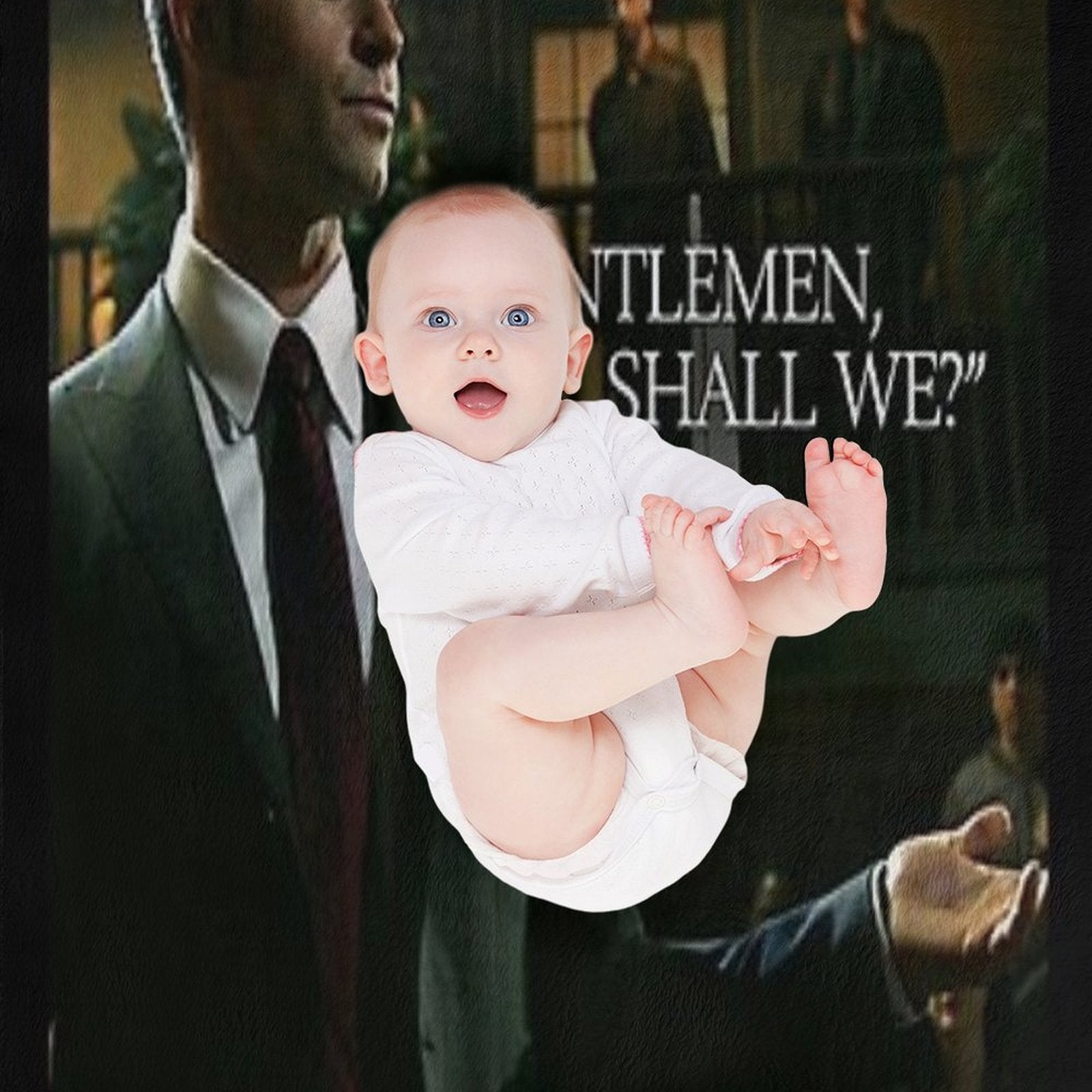 Elijah Gentlemen Shall We Velvety-soft Throw Blanket
