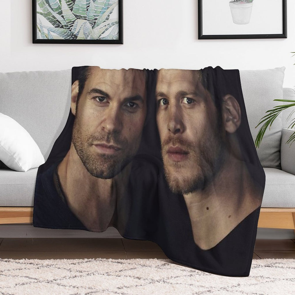 Elijah And Klaus Premium Throw Blanket